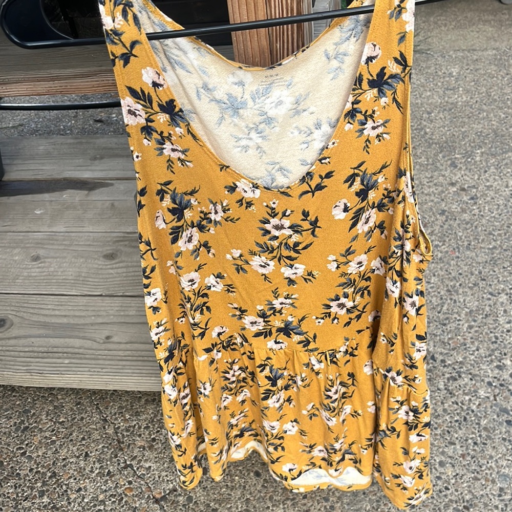 Yellow tank top